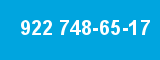 922 748-65-17 922 748-65-17